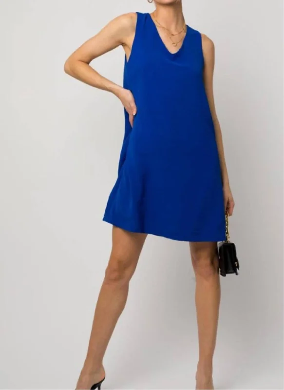 Women's Transitional Outfit The Mimi Dress In Royal Blue