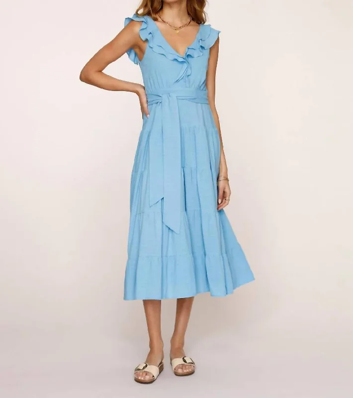 Seasonal Sale Adela Dress In Azure