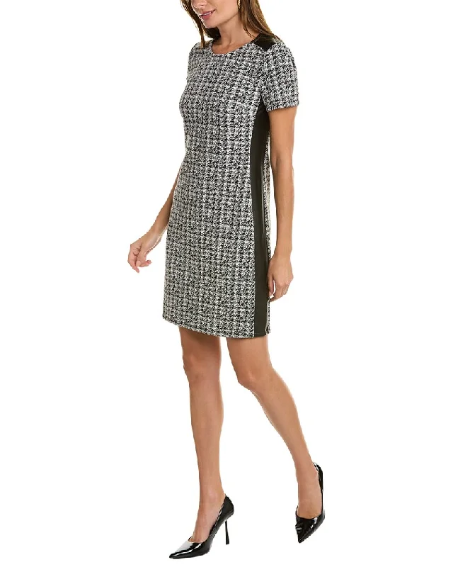 Workwear Fashion for Women Ellen Tracy Jaqcuard Knit Dress