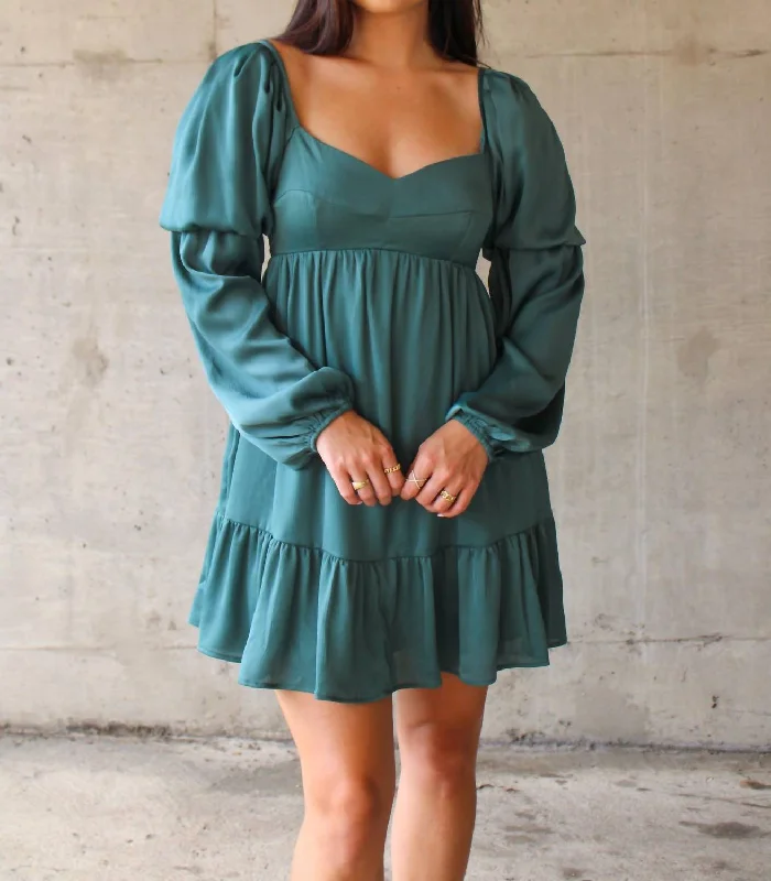 Women's Casual Wear Clothing Hoping For This Dress In Antique Green