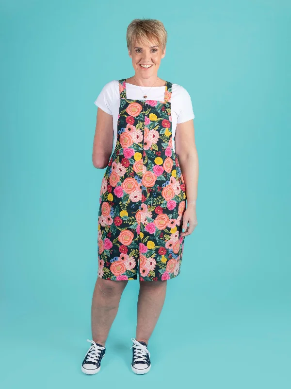 Women's Vacation Outfit Set Tilly and the Buttons Cleo Pinafore and Dungaree Dress