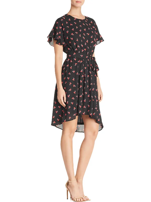 Modern Women's Outfit Womens Party Crepe Cocktail Dress