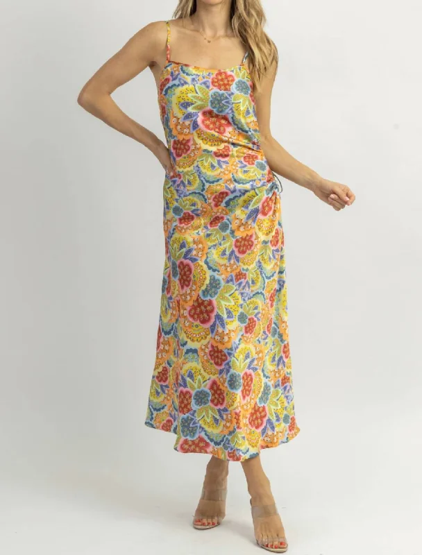 Women's Resort Garments Mesmerize Side Tie Dress In Yellow