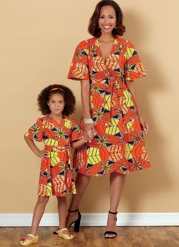 Premium Fashion Butterick Women/Child Dress B6654