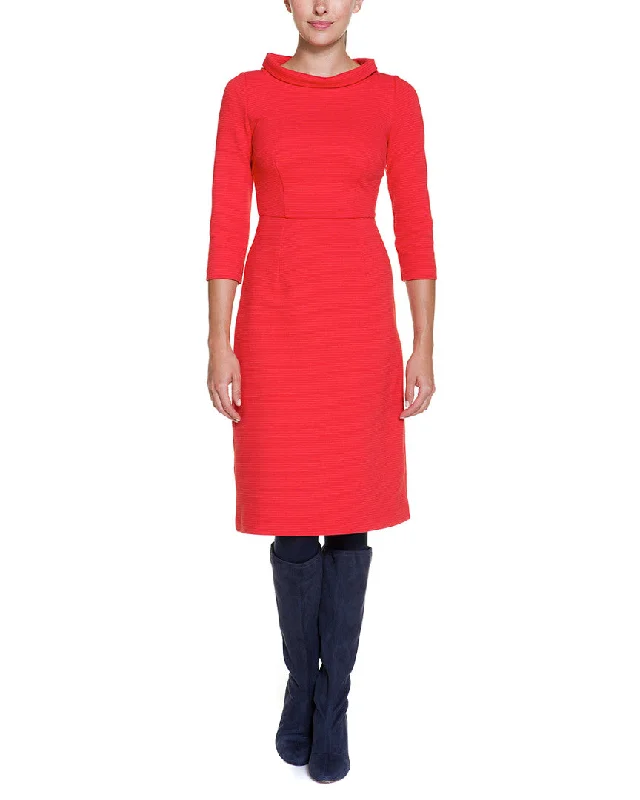 Women's Cozy Outfit For Lounging Boden Zoe Red Pepper Ribbed Dress