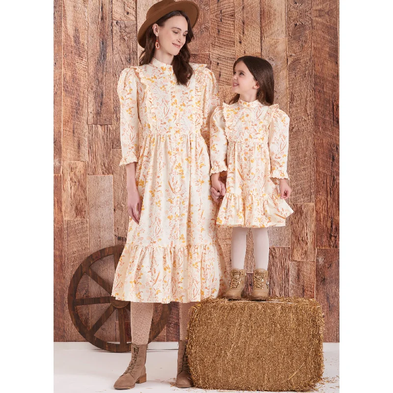 Clearance Sale Online Simplicity Women/Child Dresses S9653