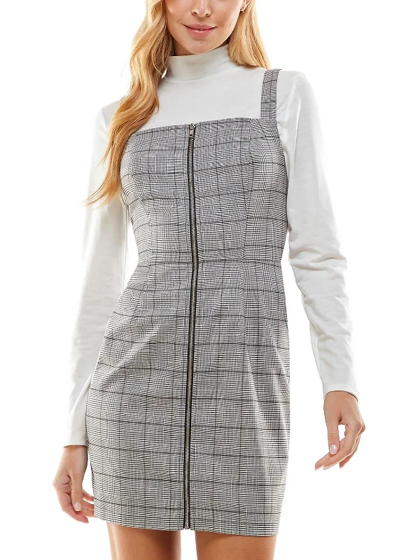 Flash Sales Today Womens Woven Jumper Sheath Dress