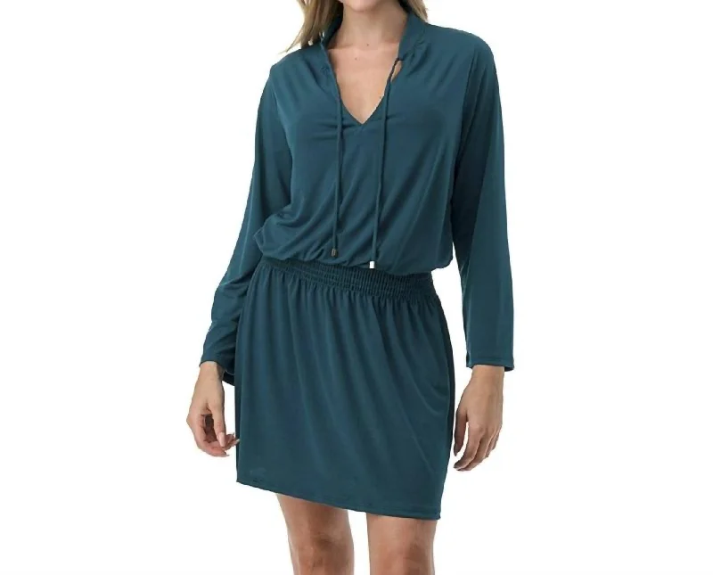 Business Casual Outfits With Envy Dress In Hunter Green