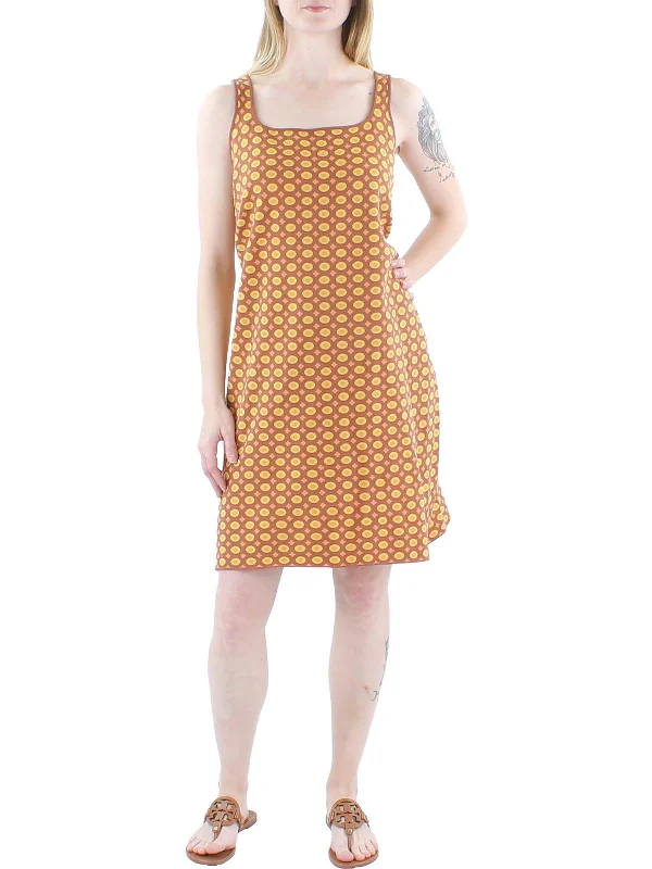 Discount Price Jenna Geo Womens Printed Knee Length Sheath Dress