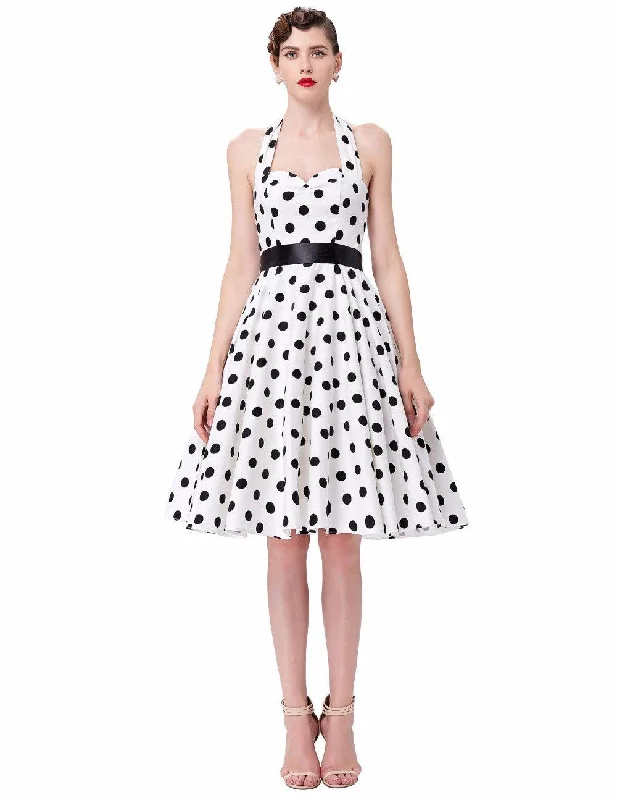 Shop Ladies Clothes VINTAGE POLKA-DOT SWING DRESS