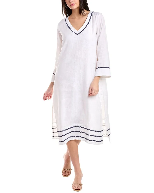 Earthy Tones Pomegranate Kurta Linen Dress