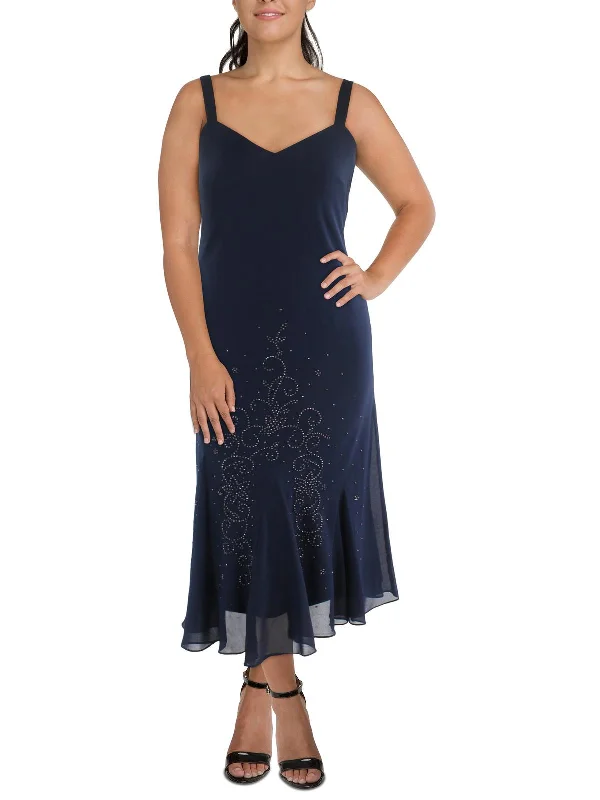 Affordable Luxury Women's Garments Womens Embellished Full-Length Cocktail Dress