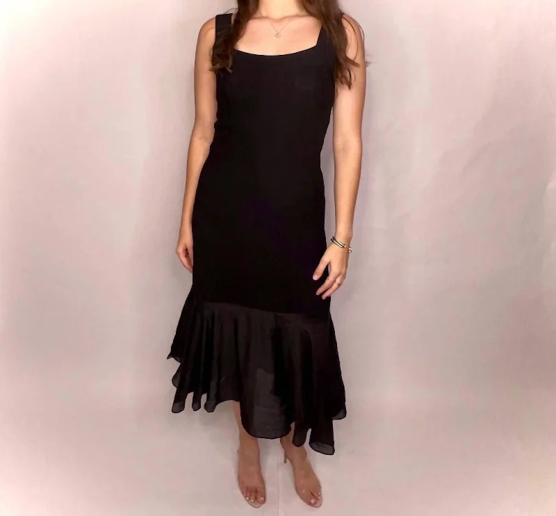 Tailored Clothing For Women Sela Dress In Black