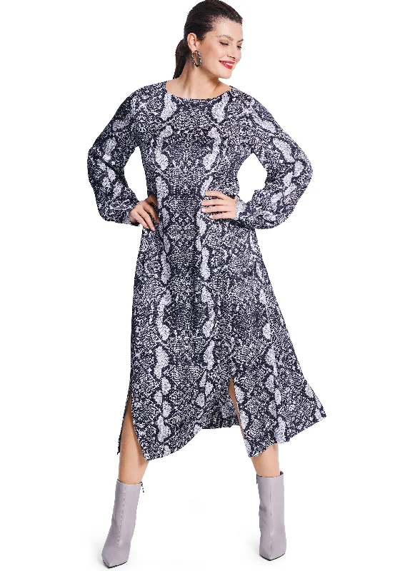 Bold Prints Casual Chic Burda Dress 5797