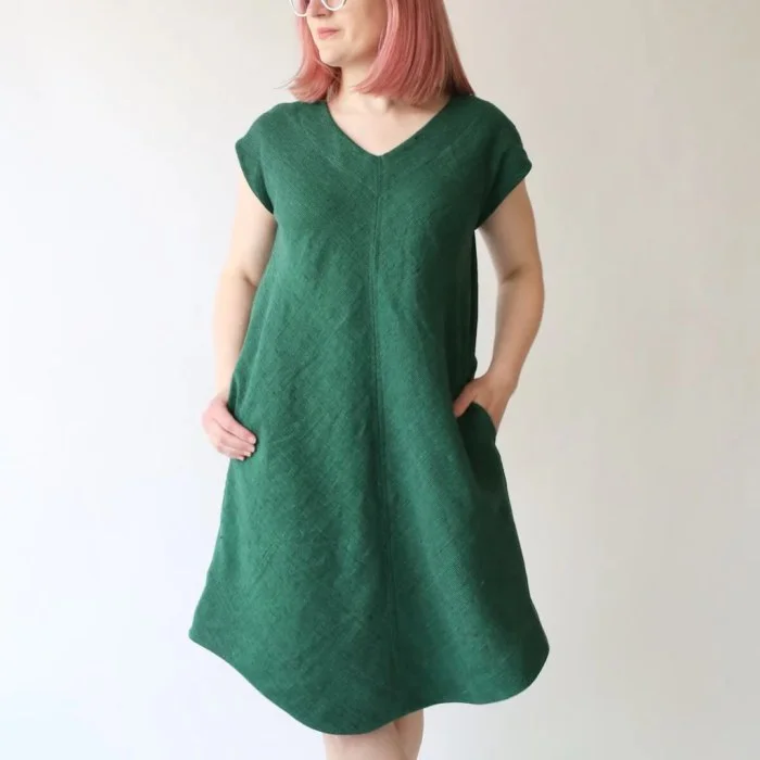 Trendy Outfits For Ladies Made by Rae Emerald Dress and Top