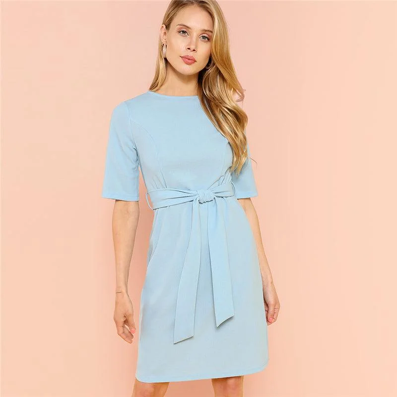 Seasonal Sale BAILEY BLUE SHEATH DRESS