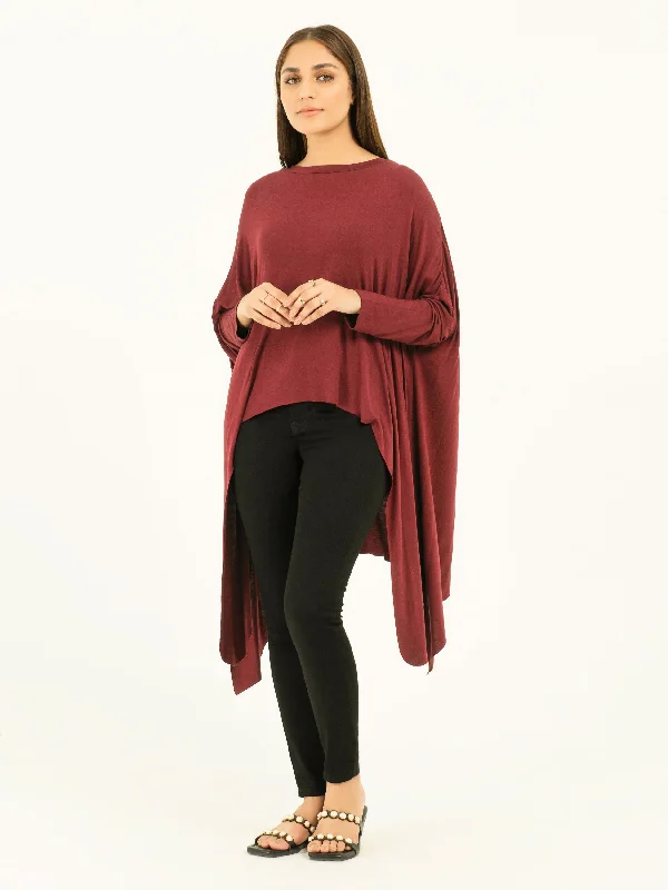 Trendy Street Style Dyed Jersey Top