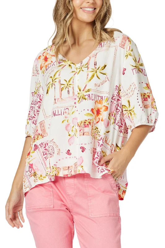 Colorful Clothing CIAO BELLA TOP - 45823T