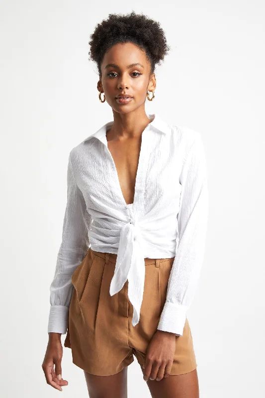 Quality Driven Apparel Crinkle Tie Shirt