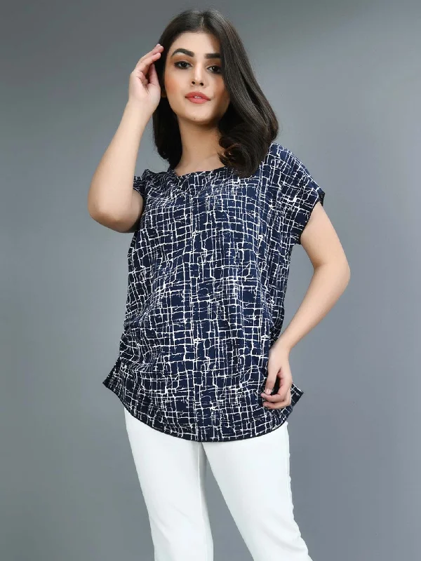 End Of Season Clearance Printed Top