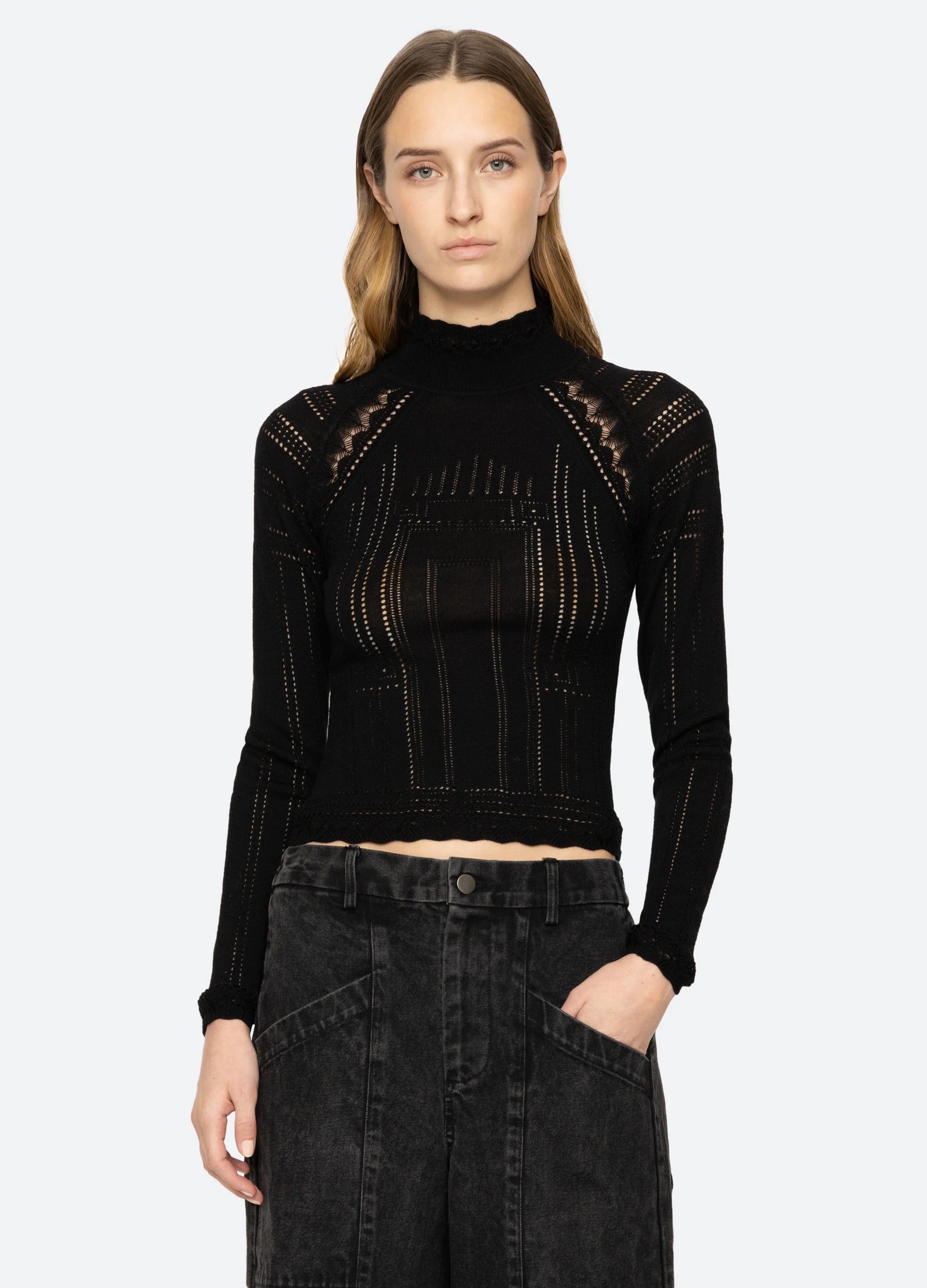 Elegant Clothing Paxton Turtleneck - Black