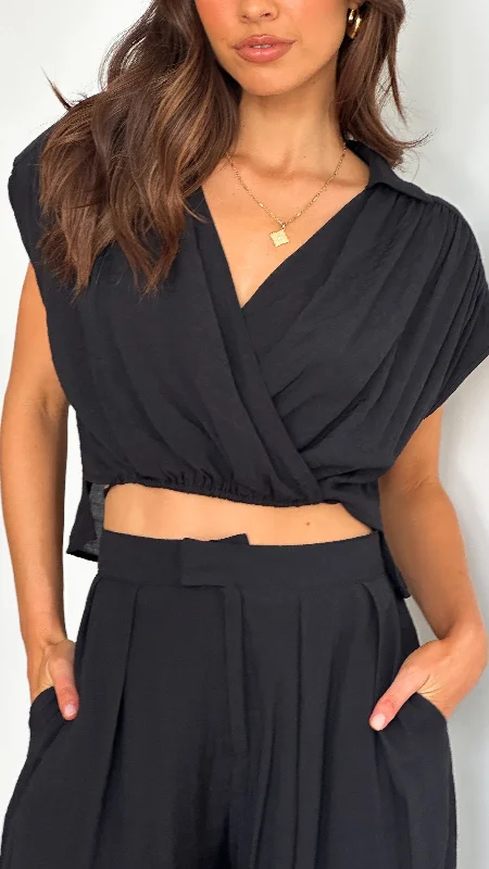 Exclusive Online Sale Haku Top - Black