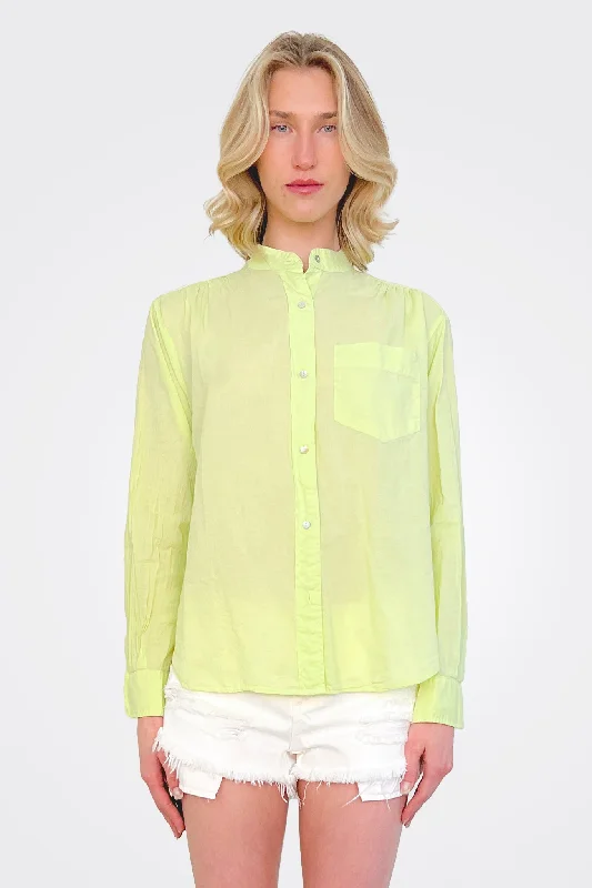 Sporty Streetwear Ace Shirt - Lime