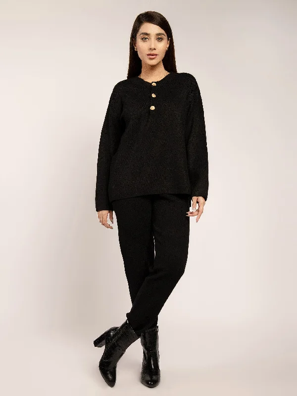 Comfort Meets Fashion Knitted Co-Ords Set