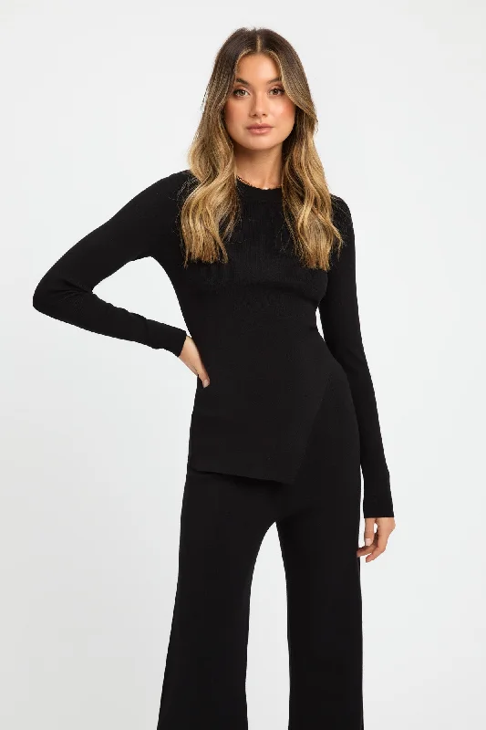 Casual Chic Snowden Split Hem Top