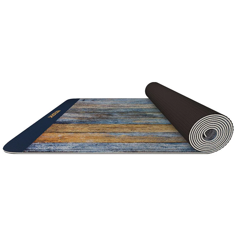 Your Yoga Routine, Upgraded For Less RDX D5 Iris 6mm PVC Yoga Mat Timber Blend