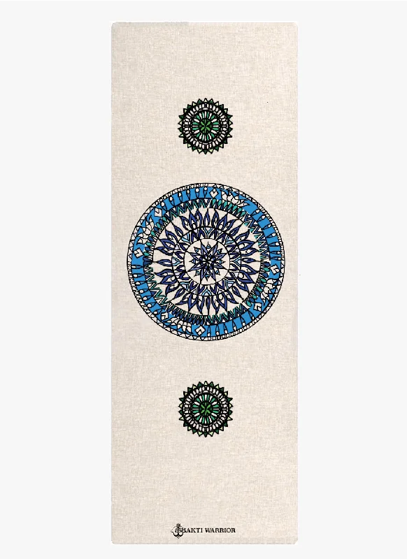 Hemp Yoga Mat - Mandala