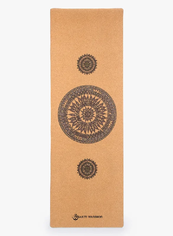 Cork Yoga Mat - Mandala