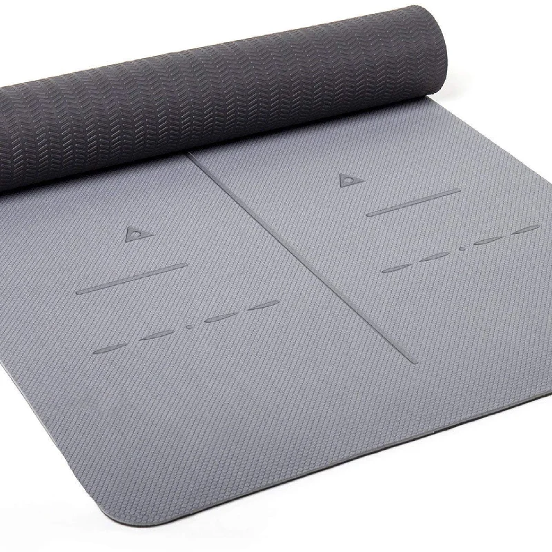 Flow Into Savings On Must-Have Yoga Accessories TPE Body Alignment System Yoga Mat - Gray Flow Into Savings On Must-Have Yoga Accessories TPE Body Alignment System Yoga Mat - Gray