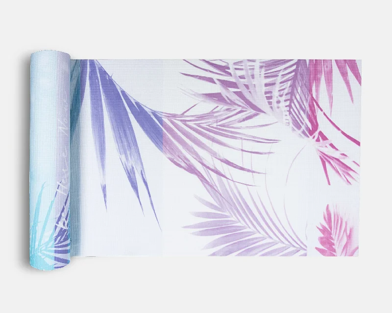 Serenity Starts With Savings On Yoga Accessories Yoga Mat - Tropical Palm Print