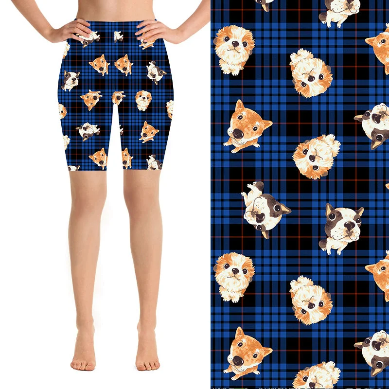 The Yoga Wear Sale You’Ve Been Waiting For 24/7 Biker Shorts - Dogs In Tartan