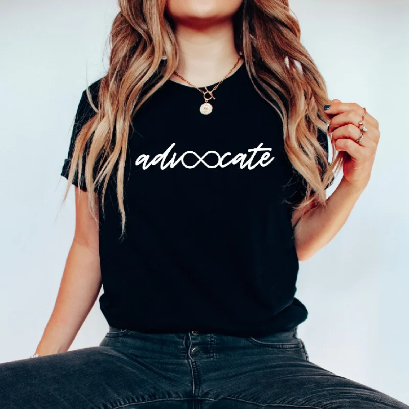 Limited-Stock Sale On Yoga Tops And Leggings Advocate • Black Tee