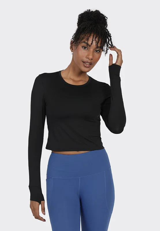 Sweat In Style With Yoga Clothing Discounts AeroCool™ Training - Crop Top Full Sleeves