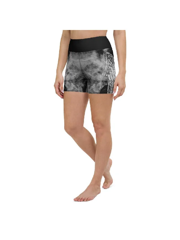 The Best Yoga Wear At The Best Prices Angel Wing Yoga Shorts