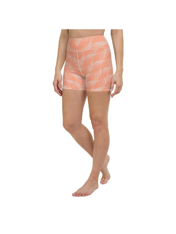 Elevate Your Practice With Affordable Yoga Wear Apricot Wave Yoga Shorts