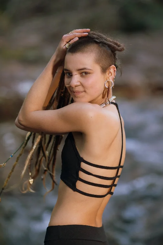 Upgrade Your Yoga Wardrobe For Less Samadhi Bra - Black