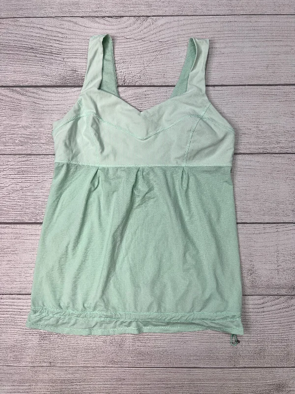 Athletic Tank Top By Lululemon In Mint, Size: L