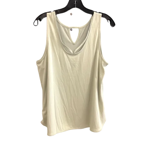 Athletic Tank Top By Peach In Green, Size: L