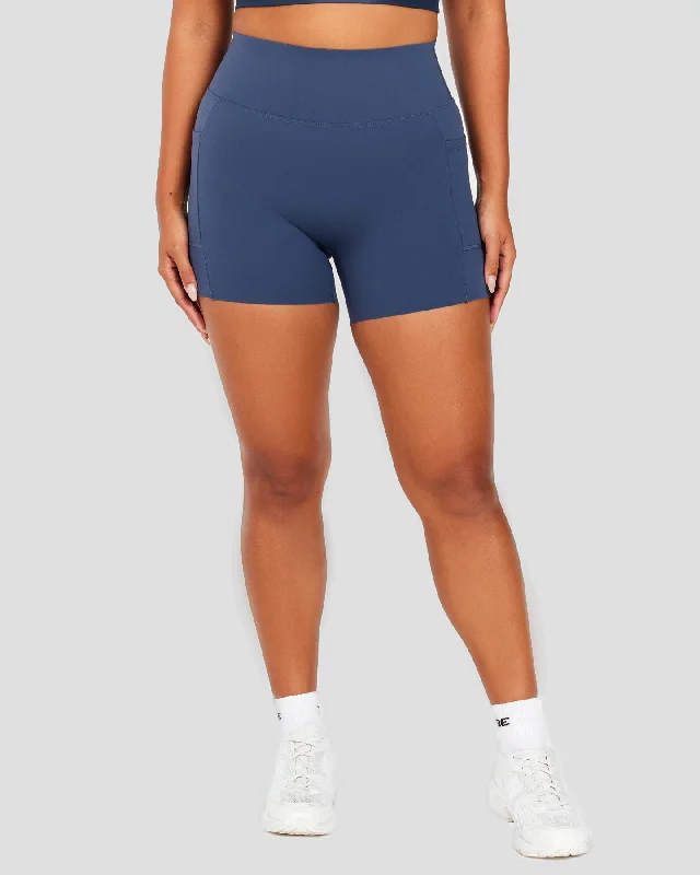 Aura Bonded Ascend Shorts - Soft Navy