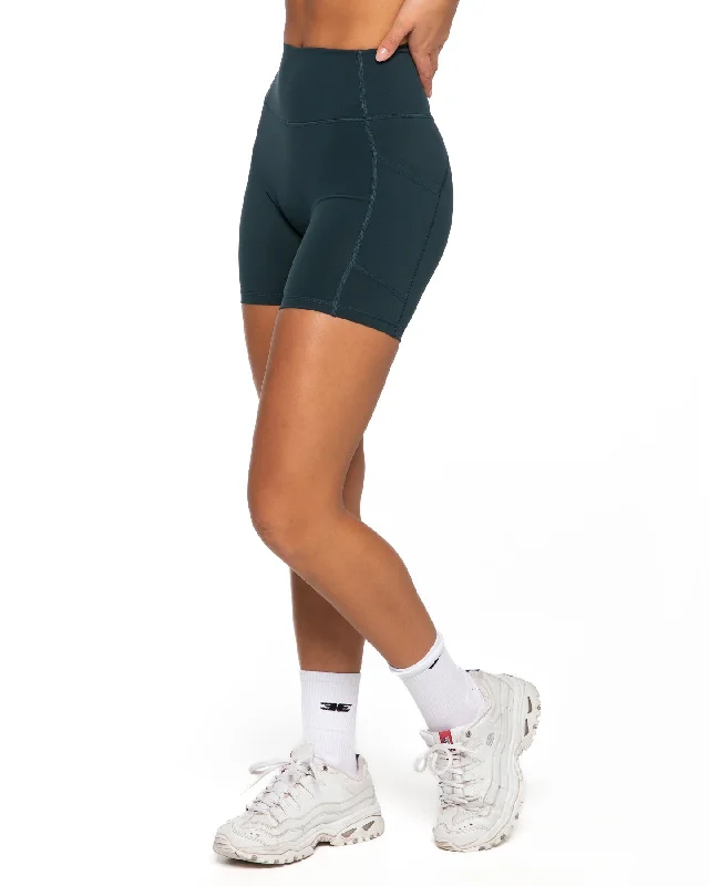 Elevate Your Style And Practice For Less Aura SF Ascend Shorts - Deep Forest
