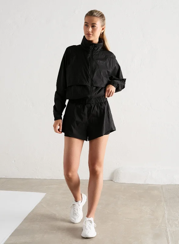Flex Your Budget With Premium Yoga Clothing Deals Black Trail Shorts