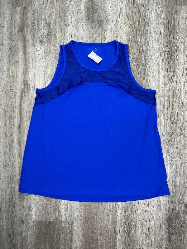 Blue Athletic Tank Top Livi Active, Size Xl