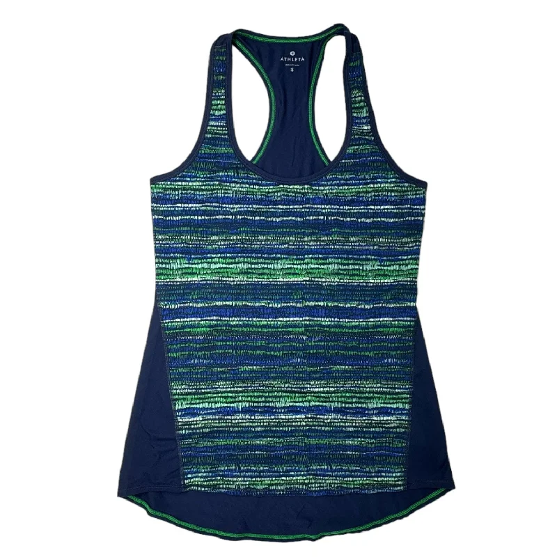 Blue & Green Athletic Tank Top Athleta, Size S