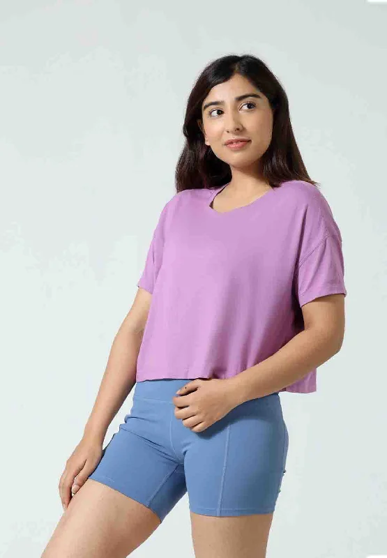 Premium Yoga Wear At Special Discounts Softest Tee - Boxy Crop