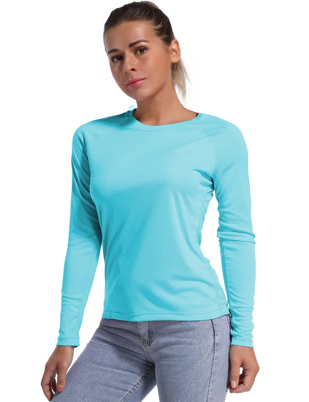 The Perfect Fit At The Perfect Price Long Sleeve Athletic Shirts blue