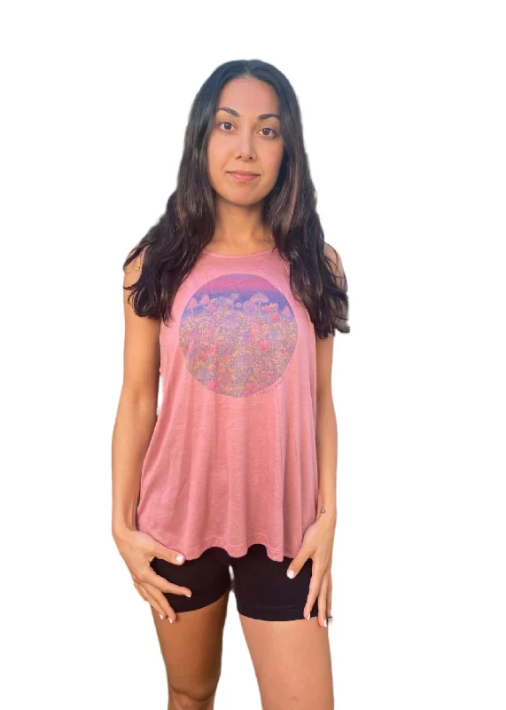 Trendy Yoga Outfits At Budget-Friendly Prices Entheogenic Mushroom Forrest at Spectacular Sunset Spaghetti Strap Trendy Yoga Outfits At Budget-Friendly Prices Entheogenic Mushroom Forrest at Spectacular Sunset Spaghetti Strap
